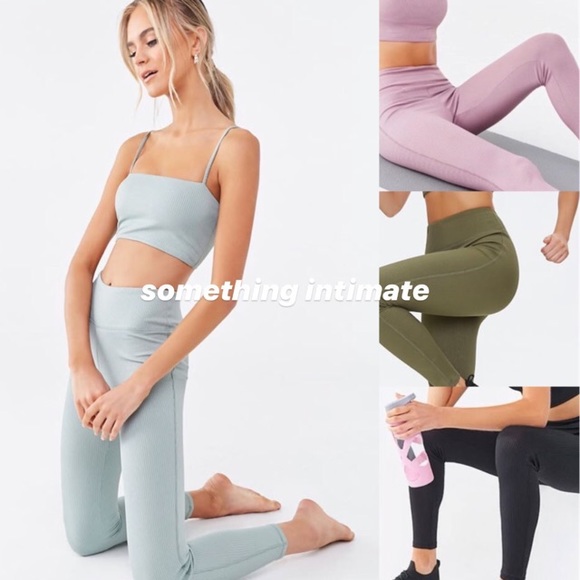 Forever21 Ribbed High Rise Leggings - Picture 2 of 3